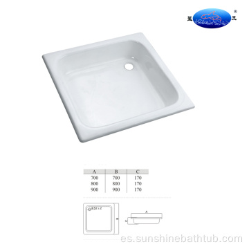 700x700 mm Bandeo de ducha popular de baño de hierro fundido